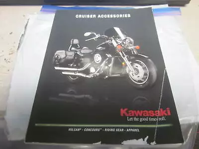 $19.99 • Buy Kawasaki Cruiser Bike Vulcan Concours Riding Gear Apparel Accessories Catalog