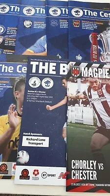 £3.49 • Buy X7 Different  2022/23 Chester FC Home/away Programmes.