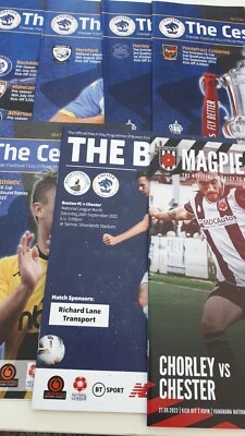 £3.49 • Buy X7 Different  2022/23 Chester FC Home/away Programmes.