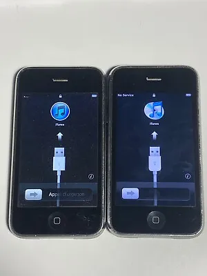 Lot Of 2 - Apple IPhone 3GS - 16GB - A1303 Black (AT&T) Factory Reset! • $87.43