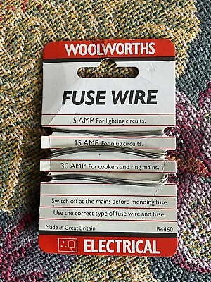 Vintage Fuse Wire Cards. 515&30 Amp. • £0.99