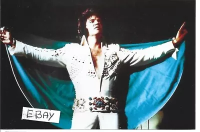 Rare Elvis Original Photo  Dated Oakland 11/11/72 Concert Cape Shot Lot 426 • $2.99