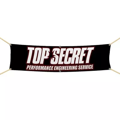 Top Secret Performance Toyota Supra Japan Jdm Flag Banner 1.5 X 6FT Performance • $12.89