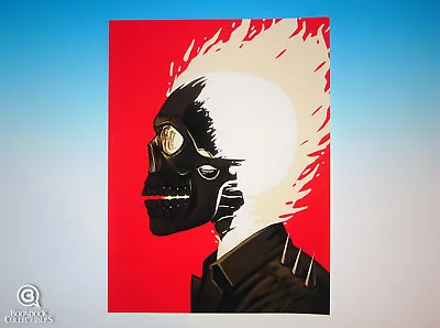 Ghost Rider Mondo Mike Mitchell Portrait Print Marvel Rare Giclee Proof • $119.95