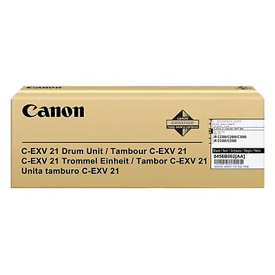 Genuine Original Canon C-EXV21 Black Imaging Drum Unit (0456B002AA) - Vat Inc • £93.99