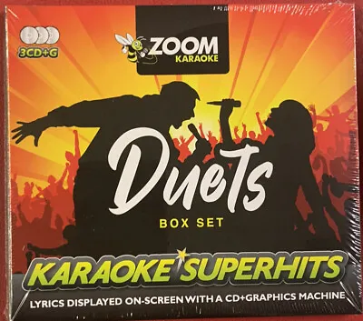 Duets Karaoke Disc Set - Zoom Karaoke Superhits 3 CD+G  Disc Set • £7.95