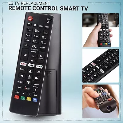 Akb75095308 Lg Tv Replacement Remote Control For Smart Tv Led 3d Netflix Button • £3.05
