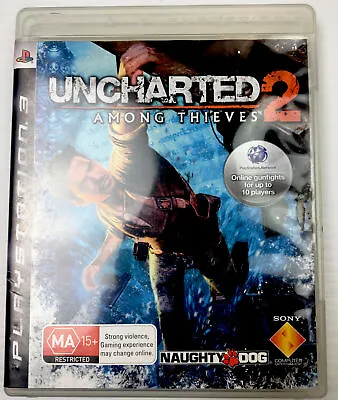 Uncharted Among Thieves 2 PS3 Sony PlayStation 3 R4 PAL MA15+ Inc Manual • $12.99