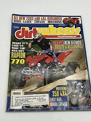 Vintage Dirt Wheels Magazine ATV June 2002 GUC • $25