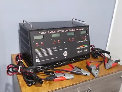 Pro Charging Systems BD6812QUAD Quad 6 8 12 Volt Golf Cart Battery Discharger • $950