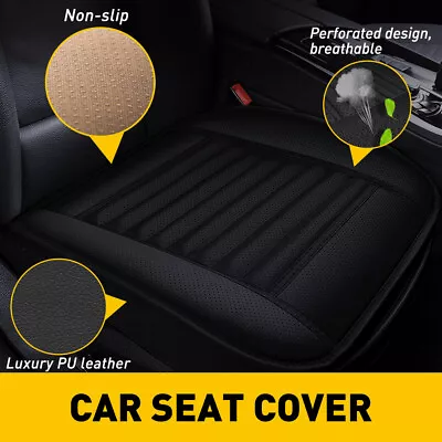 Replace Car Front Seat Cover Leather Universal Black Car Auto Luxury Accessories • $23.99