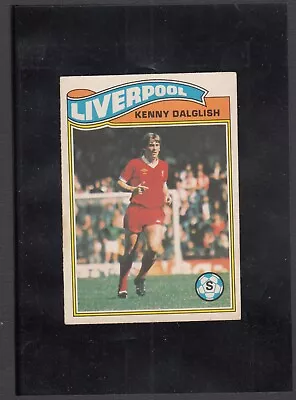 Topps Gum Football Cards 1978 Orange Back #1 - Kenny Dalglish - Liverpool. • £18