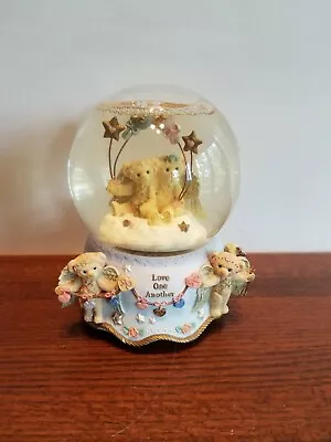 San Francisco Music Box Marjorie Sarnat 5.5  Globe Whole New World Angel Bears • $17.99