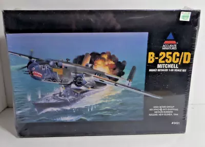 Accurate Miniatures 1/48 B-25C/D Mitchell Model Kit 3431 • $30.32