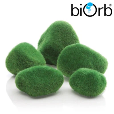 £17.99 • Buy Oase Biorb Feng Shui Green Moss Pebble Gloss Decorative Stone Fish Tank Aquarium