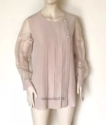 MARINA RINALDI By MAX MARA 100% SILK Blouse Plus Size 21 MR 12W 42 DE 50 IT • $75