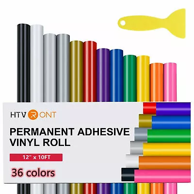 Permanent Adhesive Vinyl Signs Making Sticker 12'' X 10' For Cricut Silhouette • $9.49