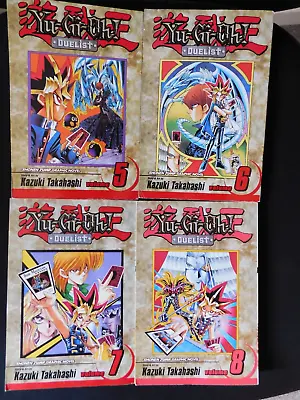 Ju-Gi-Oh! Duelist By Kazuki Takahashi Paperback 1996 - Bundle 4 Books - Manga • £19.99