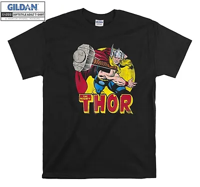 Marvel Mighty Thor Hammer T-shirt Gift Hoodie T Shirt Men Women Unisex 7036 • £15.95