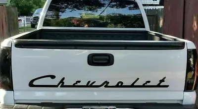 Vintage Chevrolet Chevy Script Body Tailgate Decal New Custom 1PC Tahoe OEM • $49.99