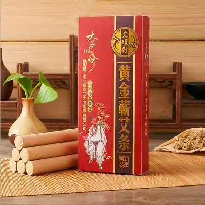 Moxa Sticks For Moxibustion Handmade Herbal Lishizhen Smoke Moxa Roll 艾条/艾柱 • $25.38