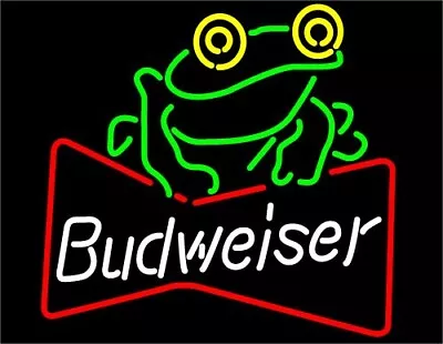 10  Vivid Frog Vintage Beer Logo LED Neon Sign Light Lamp Decor Bright • $99.99