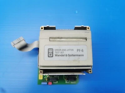 $99 • Buy Wandel & Goltermann ERROR AND JITTER TEST SET PF-6 Part