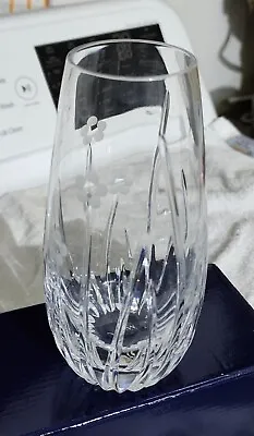 Mikasa Crystal Glass 6  Flower Bud Vase Etched Daisy Meadow Vase • $23.99