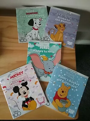 Disney Book Set X 5 Limited Edition My First Book Dumbo Mickey Lion King + 2 • $18