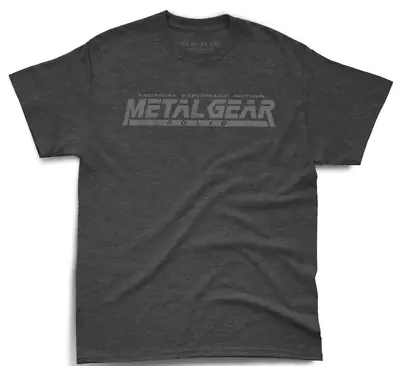 Metal Gear Solid MGS Vintage Heather Grey T-Shirt - Large - Official Konami • $50