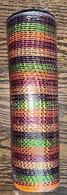 Decorative Metallic Mesh Ribbon Wreath Ribbon Multi Color Stripes 10  X 30' • $11.15