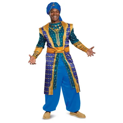 Mens Genie Deluxe Disney Aladdin Costume • $45.87