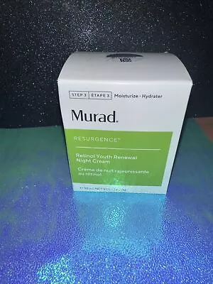 Murad RESURGENCE Retinol Youth Renewal Night Cream 1.7 Oz 50 Ml Full Size NIB • $54