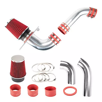 FITS 1989-1993 Ford Mustang Model 5.0L V8 3.5  Red Induction Cold Air Intake Kit • $42