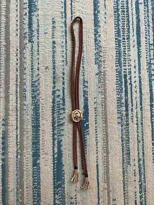 Vintage 1950's Davy Crockett Alamo Bolo Tie Famous Western Mountain Man • $24.99