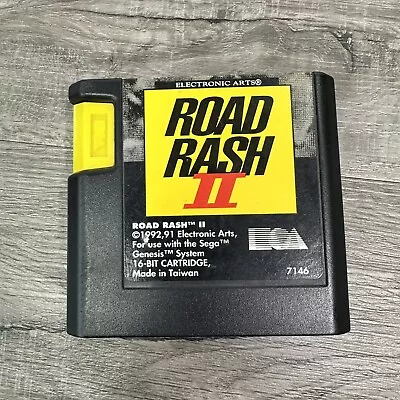 Road Rash II 2 Authentic Sega Genesis Tested Cartridge Only Electronic Arts 7146 • $9.99