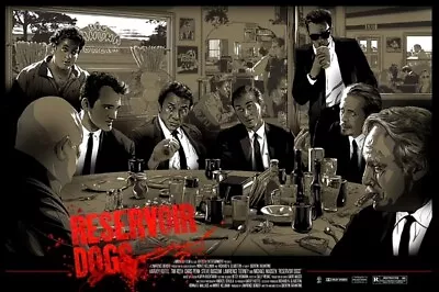 Reservoir Dogs Poster Art Screen Print By Mondo Artist Vance Kelly 24x36 LE • $199.99