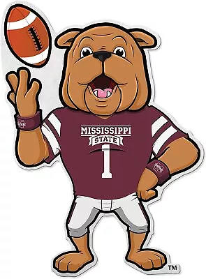Rico Industries NCAA Mississippi State Bulldogs Shape Cut Mascot Pennant -... • $15.79