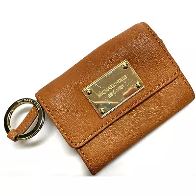 Michael Kors Mini Leather Key Coin Wallet ID Window • $25