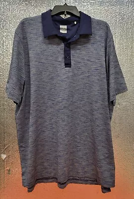 Callaway Opti Dri Moisture Mgmt Golf Polo Shirt Men’s Size XXL Blue Geo Print • $11