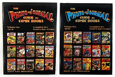 The Photo-Journal Guide To Comics A-Z Hardcover Set Volumes 1-2 HC DJ Gerber • $219