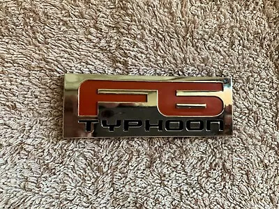 Typhoon F6 Rear Boot Badge X 1 Suit Ba Bf Fpv Series  • $38