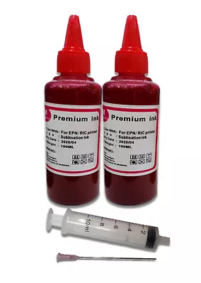 £12.99 • Buy Magenta 200ml Sublim Sharp Dye Sub Sublimation Ink Refill Kit Fits Epson Printer