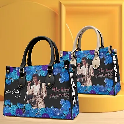 TA-97 The King Elvis Presley Handbag Women Leather Handbag Music Lover Bag • $40.95