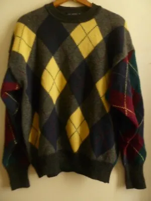 Kenneth Gordon Vintage L/S Argyle Men's Sweater Size L • $8