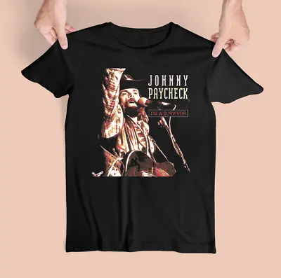 $24.69 • Buy Johnny Paycheck - I'm A Survivor Short Sleeve Cotton All Size Shirt BC677
