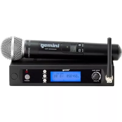 Gemini UHF-6100M Single Handheld Wireless System • $129.95