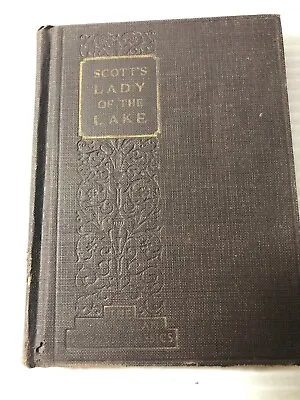 B Scott's LADY Of The LAKE Sir Walter Scott 1900 MacMillan Pocket Classics • $16.99