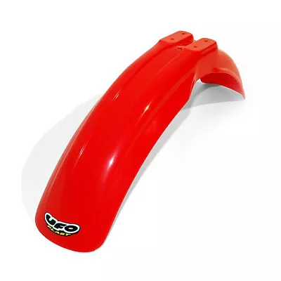 UFO  Mx Honda CR 125 250 1983-1999 500 Dirt Bike Motocross Red Front Fender • $44.95