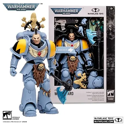 McFarlane Warhammer 40k * SPACE WOLVES WOLF GUARD  7” Action Figure INSTK MIP! • $26.36